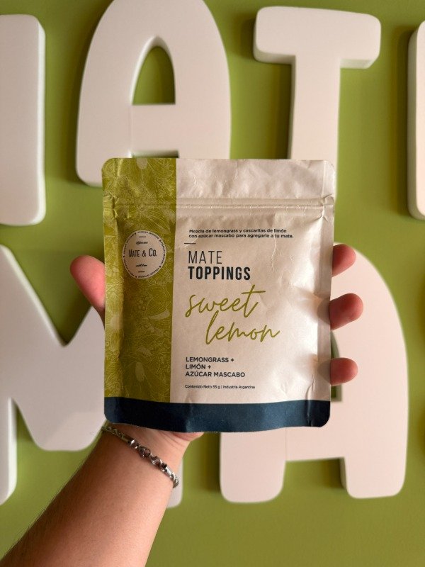 Producto - Sweet Lemon Mate Topping 55gr Mate y Co