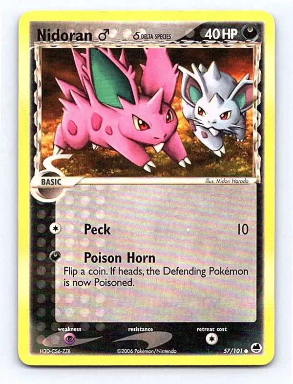 Producto - Nidoran M (Delta Species) 57/101 Dragon Frontiers