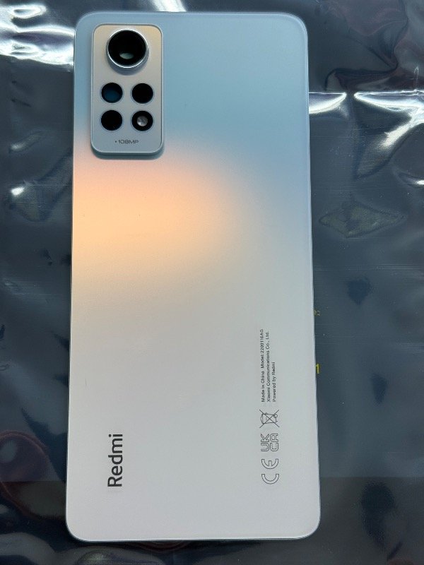 Producto - TAPA REDMI NOTE 12 PRO 4G NUEVA ORIGINAL -POLAR WHITE - 0