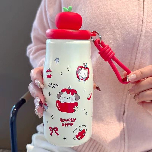 Producto - TERMOS MANZANITA ROJA KAWAII - 0