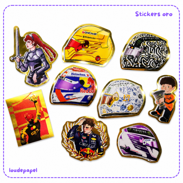 Producto - Stickers dorados - OUTLET