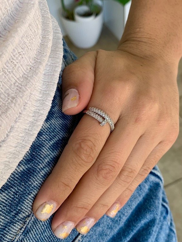 Producto - Anillo cartier plateado