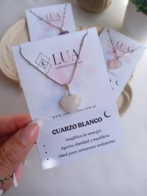 Producto - Collar piedrita corazón - Acero quirúrgico - 3