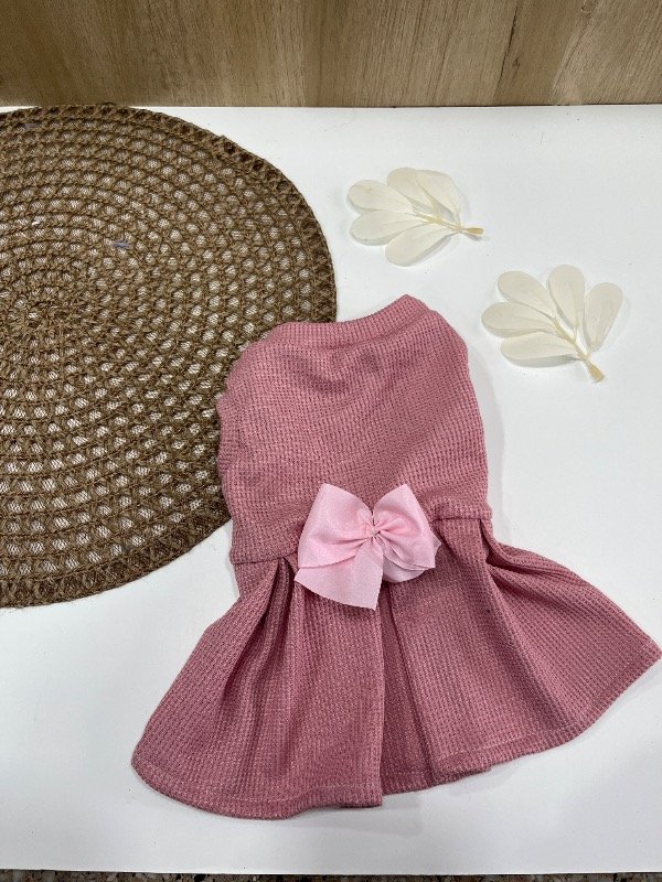 Producto - Vestido Waffle Rosa - 1