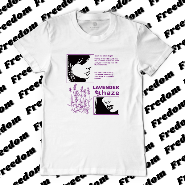 Remera LAVENDER HAZE-dtf
