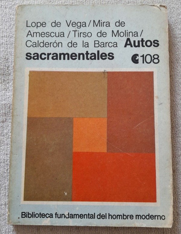 Producto - Autos Sacramentales - Hombre Moderno Ceal #108