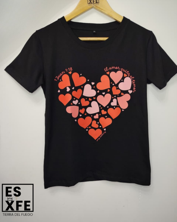 Producto - Remera Dama "1 Juan 1:18"