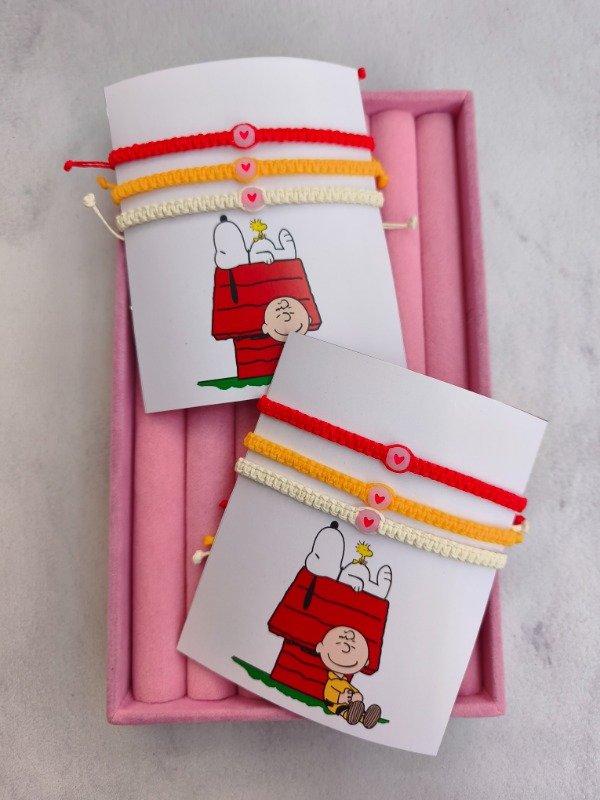 Producto - Pulseras Snoopy x3 - 0