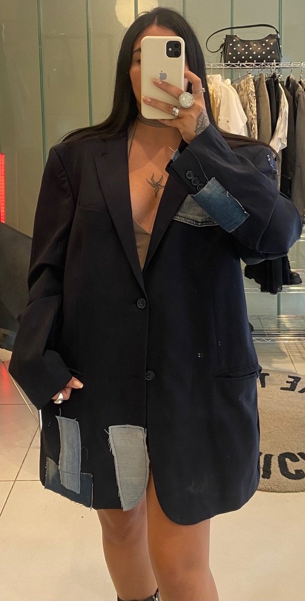 Producto - Blazer azul parches