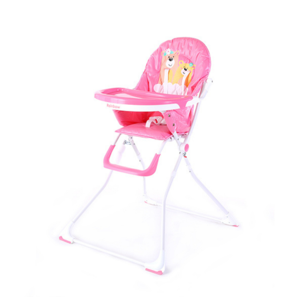Producto - SILLA DE COMER ALEXIA ROSA RAINBOW