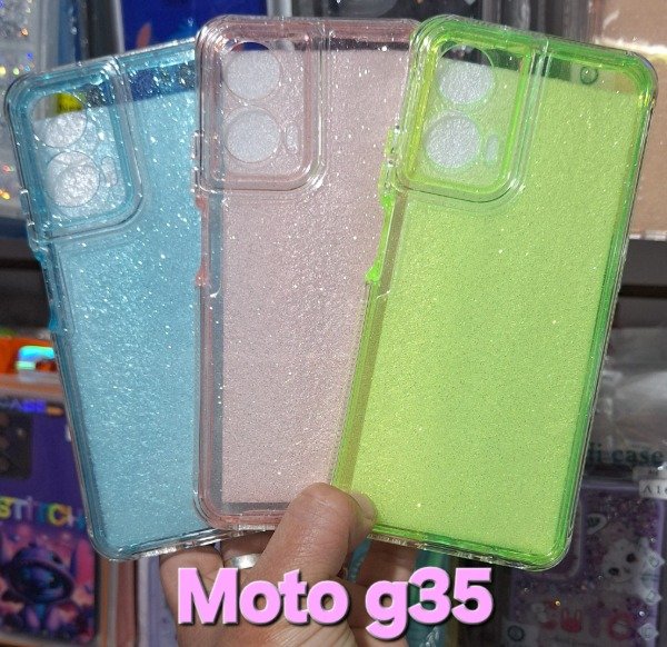 Producto - Fundas glitter reforzadas. Moto g35