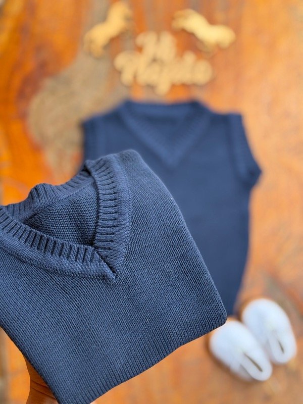 Producto - Chaleco Oversize Azul - 1