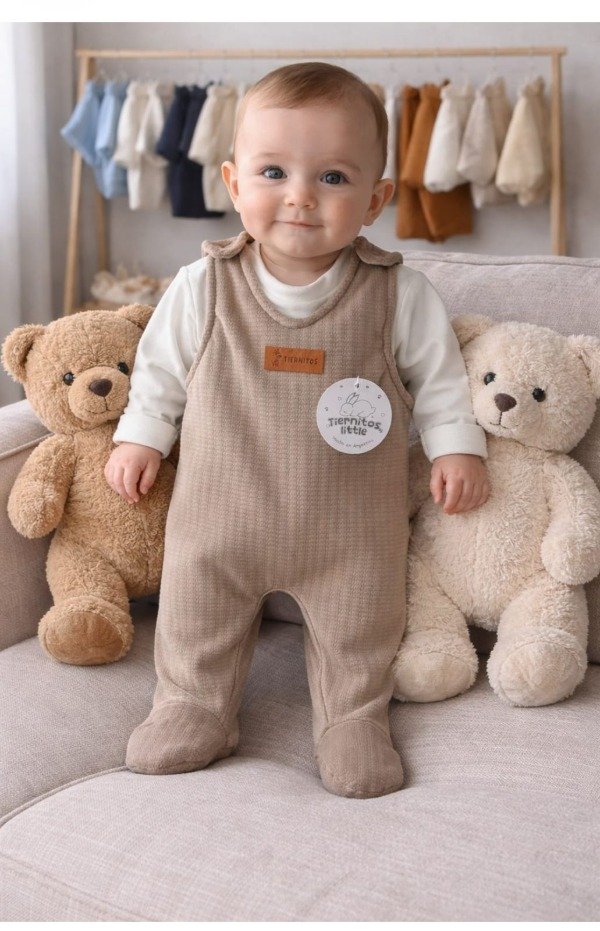 Producto - Jardinero LIAM Incluye Camiseta Plush Forrado en Piel