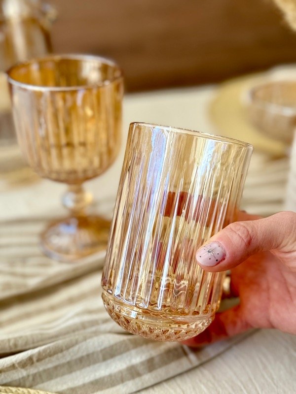 Producto - VASO OXFORD ALTO AMBAR 400cc