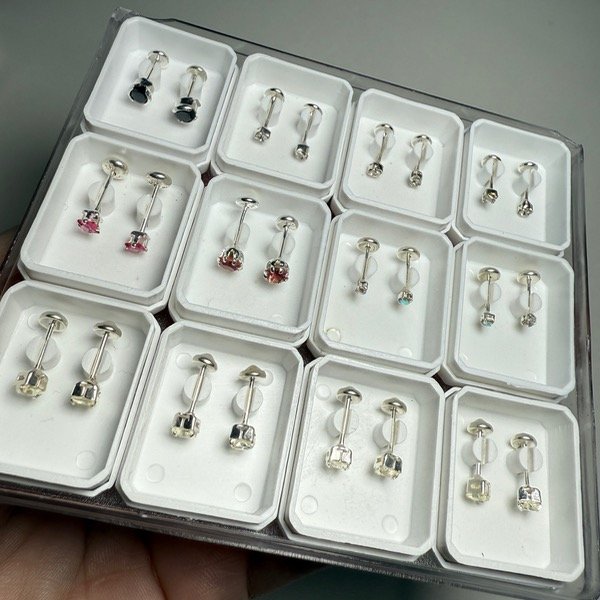 Producto - Aros abridores de plata, precio por par - 0