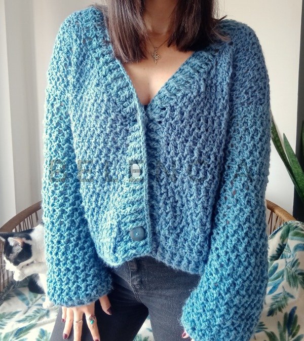 Producto - Patron Cardigan Alma - PDF + videos