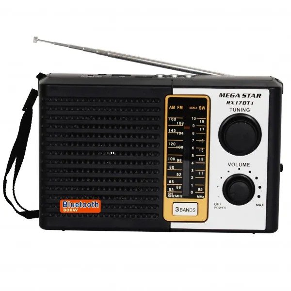 Producto - MegaStar Radio Portatil Rx17bt1 800 Watts Pmpo Con Bluetooth 101956