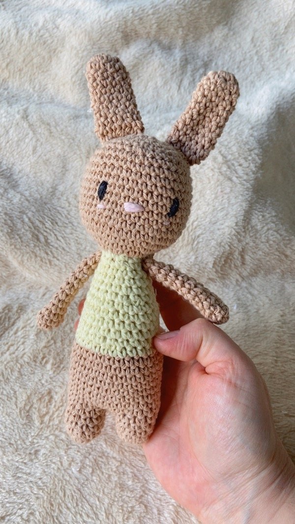 Producto - Sonajero conejito tejido a crochet