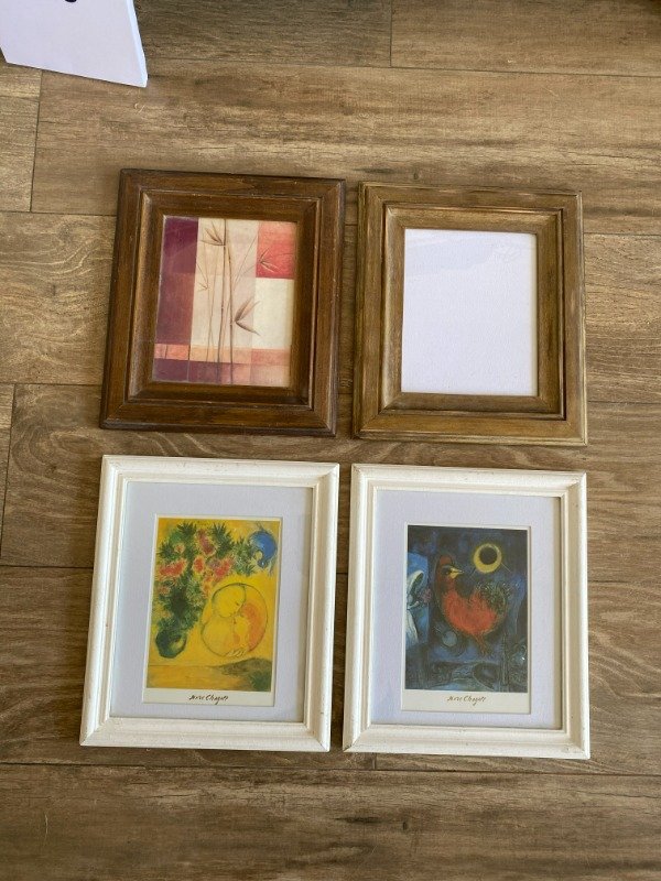 Producto - LOTE CUADRITOS MARCO MADERA. PRECIO POR TODOS #9518