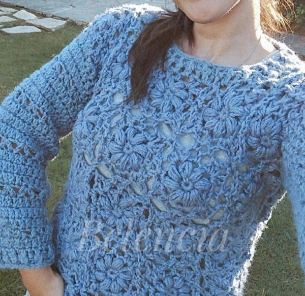 Producto - Patrón Sweater Nomeolvides - PDF + videos