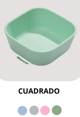 Producto - BOWL CUADRADO (VARIOS COLORES)