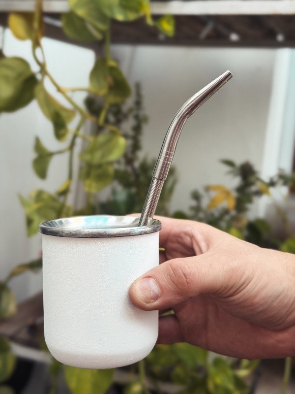 Producto - Mate térmico blanco