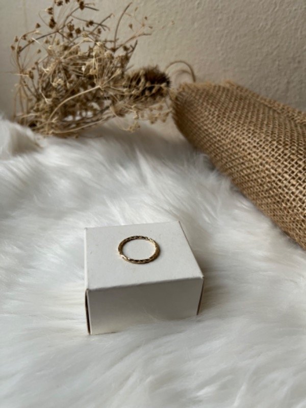 Producto - Anillo dorado talle 17 d