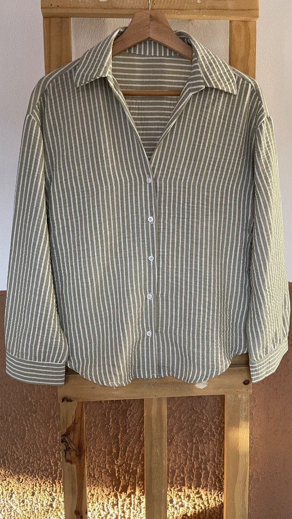 Producto - CAMISA OVERSIZE RAYADA (3 modelos) - 5