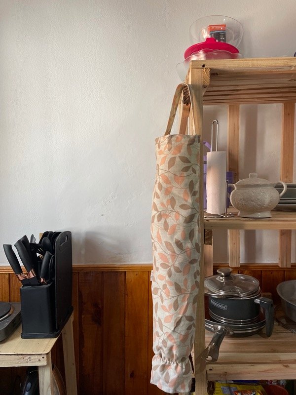 Producto - Guarda bolsas beige con flores