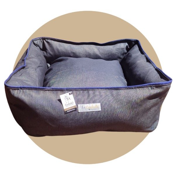 Producto - Moises cuadrado desmontable Jean negro Medium