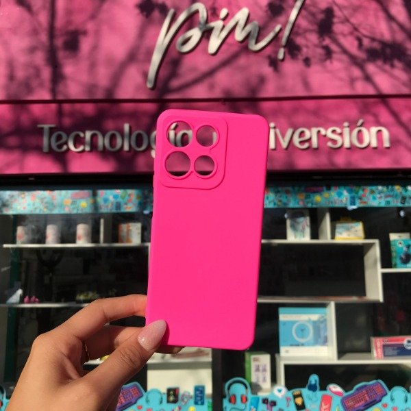 Producto - Motorola G15 Funda Silicona Color Fucsia