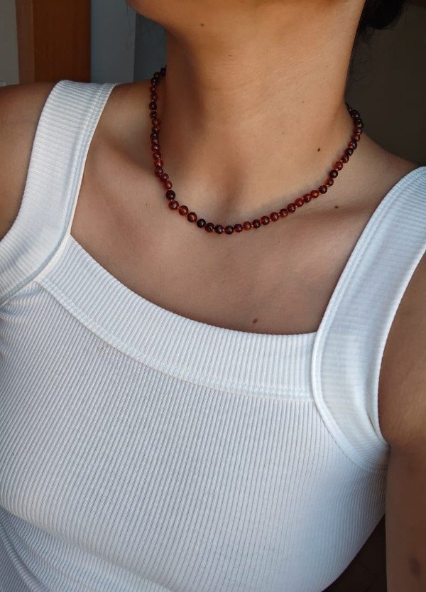 Producto - COLLAR COGNAC. 45CM. ÁMBAR BÁLTICO IMPORTADO