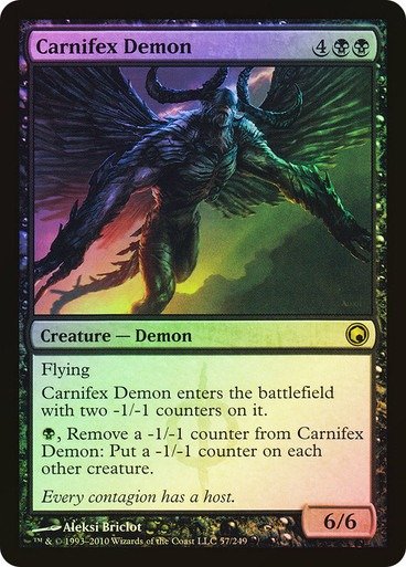 Producto - Carnifex Demon Foil  Scars of Mirrodin