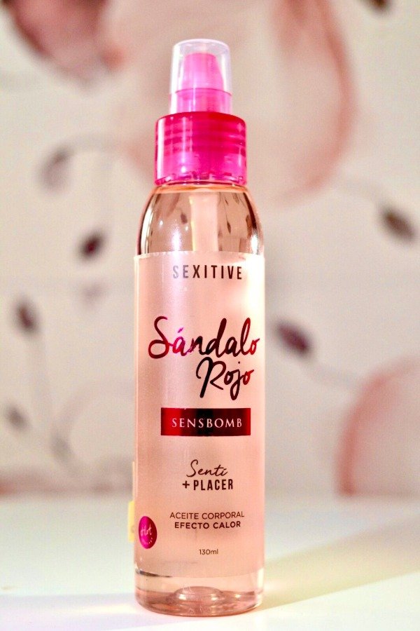 Producto - ACEITE MASAJES SENS BOMB SÁNDALO ROJO