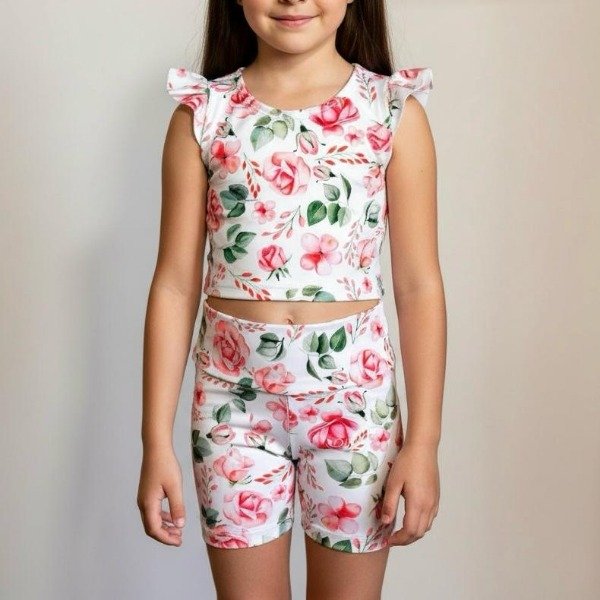 Producto - CONJUNTO - FLORES (BLANCO) - 2025