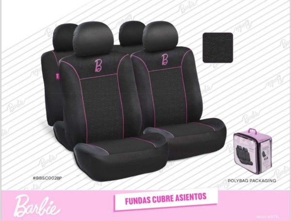 Producto - CUBRE ASIENTO BARBY NEGRO