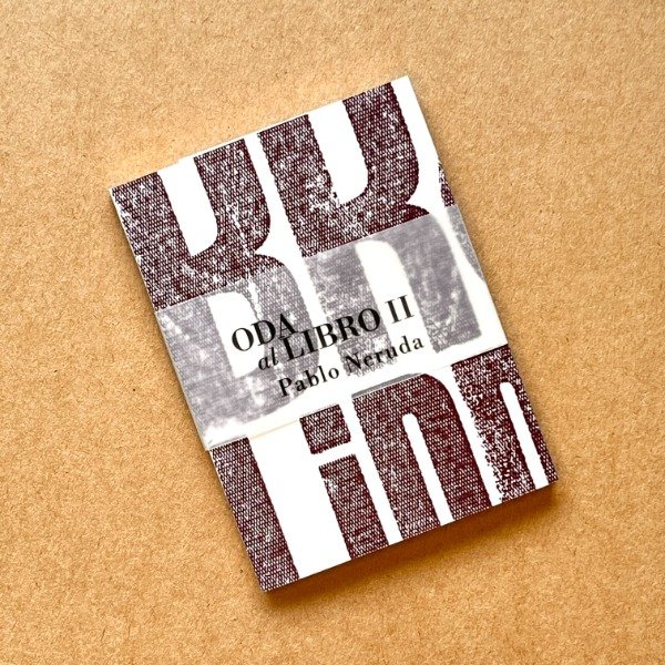 Producto - Oda al libro II - Pablo Neruda por OtrasTintas