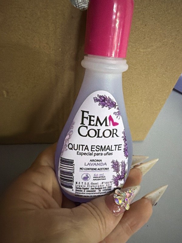 Producto - Quita esmalte fem color x60 ml