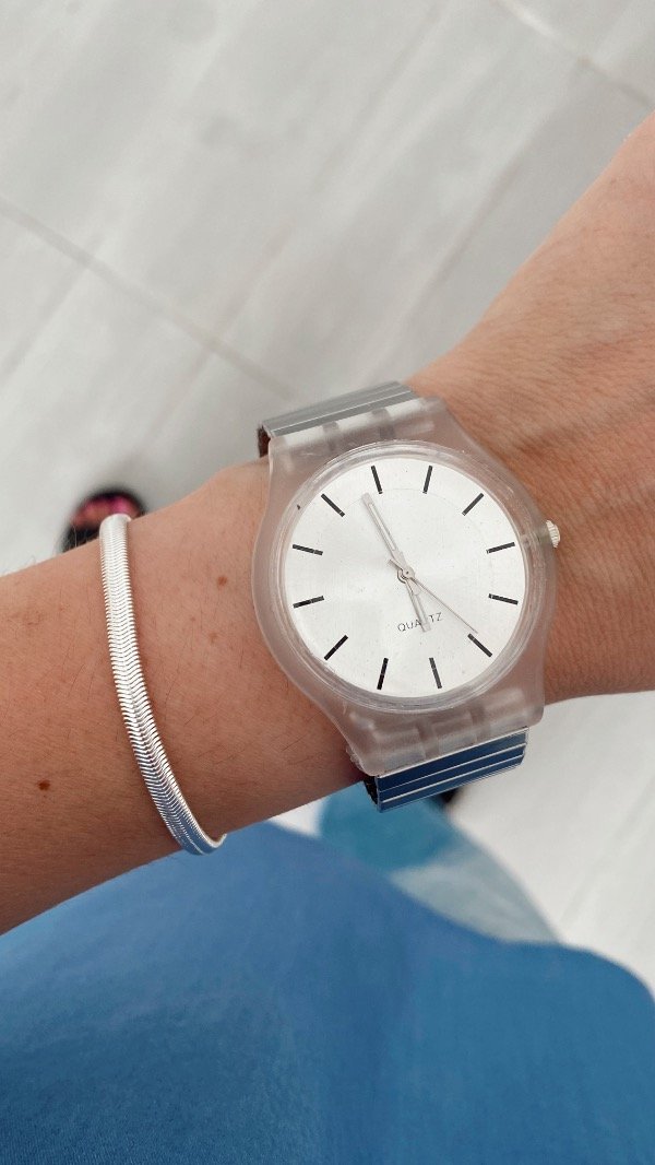 Producto - Reloj Ambar Plateado