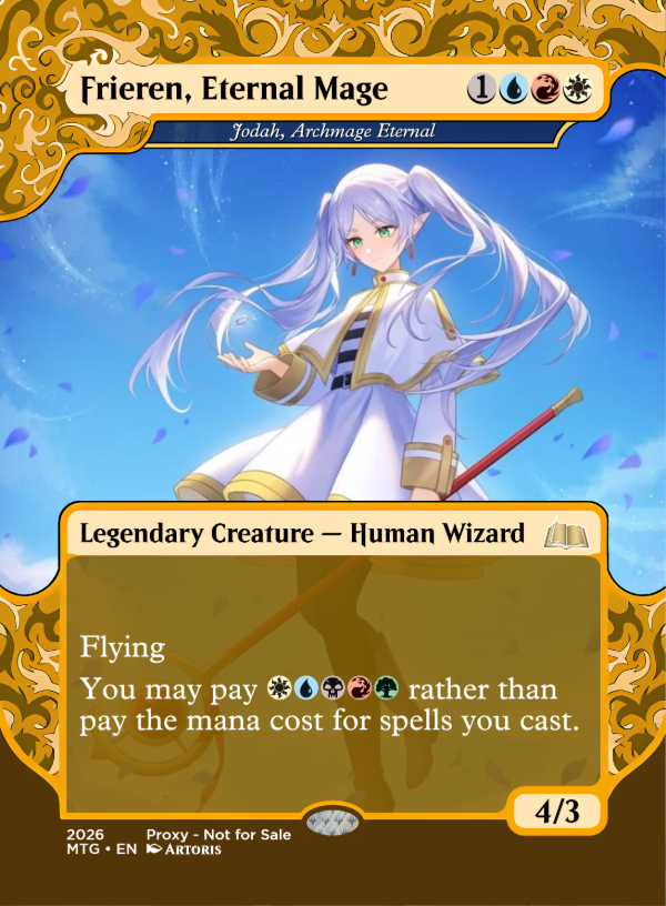 Producto - Mazo EDH Frieren - Jodah, Archmage Eternal