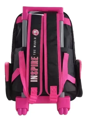 Producto - MOCHILA 17" CON CARRO BARBIE WABRO