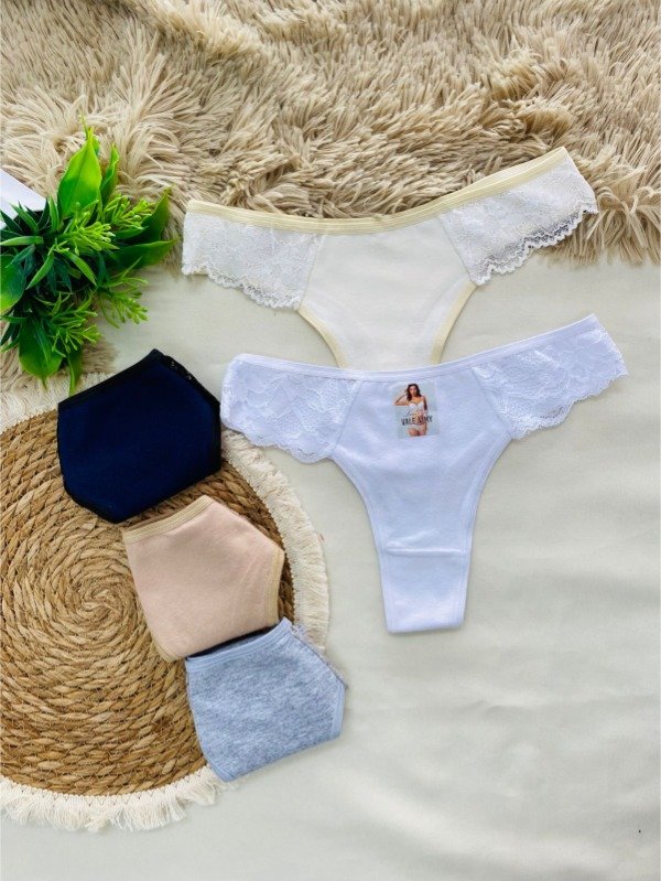 Producto - Colales algodon, C/encaje laterales