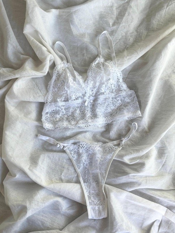 Producto - Set bralette Amorina (blanco)