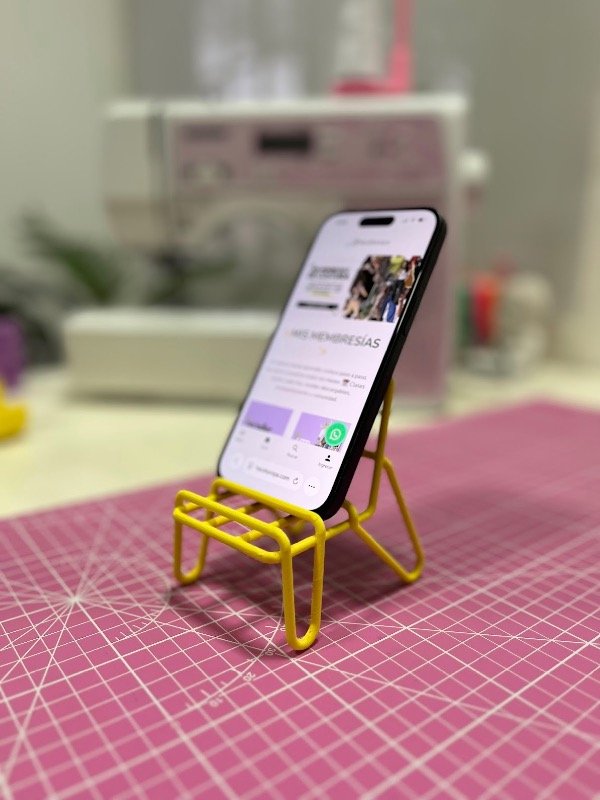 Producto - Soporte de teléfono con forma de silla minimalista