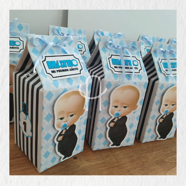 Producto - Cajitas Milk con Apliques x 10 unidades