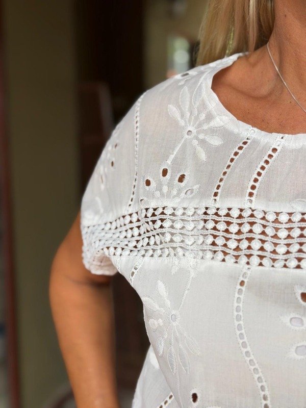 Producto - BLUSA BRODERIE BLANCA IMPORTADA PREMIUM - 1