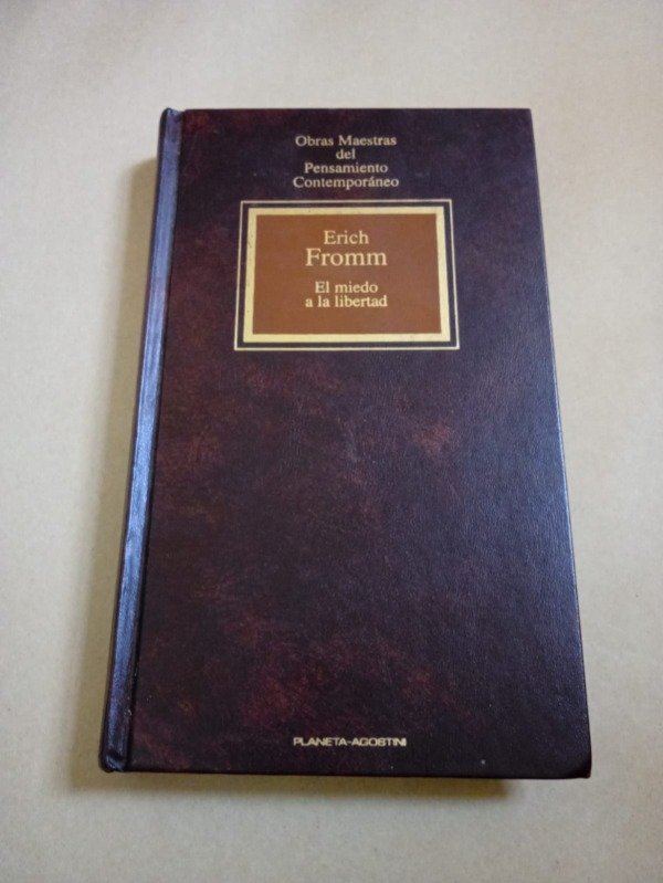 Producto - El miedo a la libertad - Erich Fromm - Planeta Agostini 1993