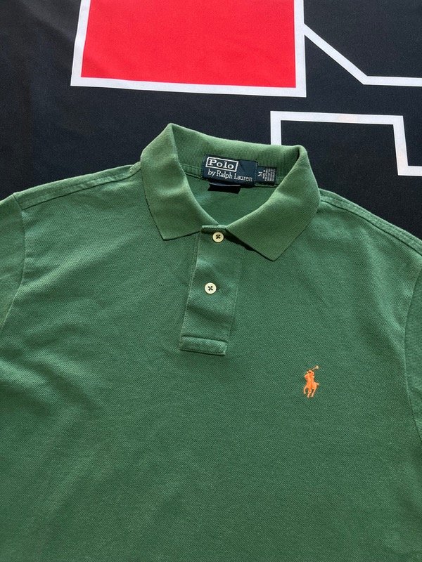 Producto - Chomba Polo Ralph Lauren verde oscuro. Talle M