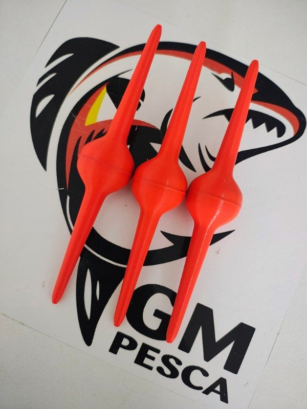Producto - Boyas palito 3d Mediana ( naranja)