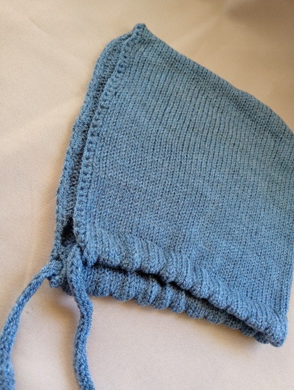 Producto - Capota - Capucha tejida para bebé. 6 - 12 meses